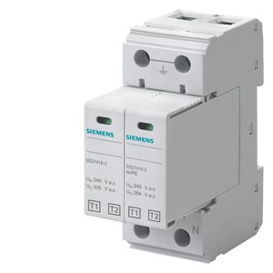Túlfeszültség-levezető T1 III/IV 335V 12,5/50KA3P  SENTRON SIEMENS