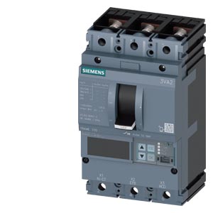 Kompakt megszakító berendezés/generátorvédő elektronikus 3P fix 100A 40-100A-hő SENTRON SIEMENS