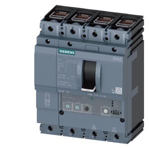 Kompakt megszakító berendezés/kábelvédő elektronikus 4P fix 160A 63-160A-hő 55kA SENTRON SIEMENS
