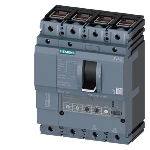 Kompakt megszakító berendezés/generátorvédő elektronikus 4P fix 100A 40-100A-hő SENTRON SIEMENS