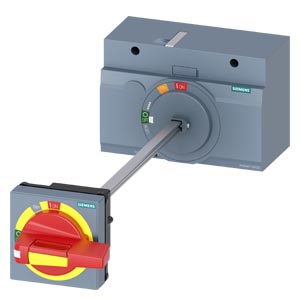 Ajtókuplung forgató hajtás 3VA3-hoz +ajtóretesz piros/sárga IP65  SENTRON SIEMENS