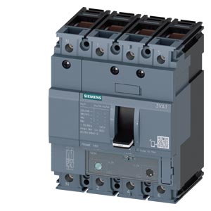 Kompakt megszakító berendezés/kábelvédő 4P fix 160A 112-160A-hő 36kA 690V SENTRON SIEMENS