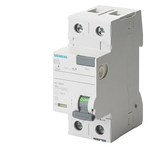 Áram-védőkapcsoló (Fi-relé) analóg 1P+N 16A 30mA A-típus 10kA SENTRON SIEMENS