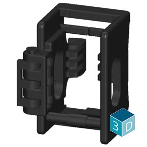 Produktbild von Siemens 3VA9088-0VK-10 – Rückseitige Verriegelung Und Montagerahmen, Für 3VA Schutzschalter