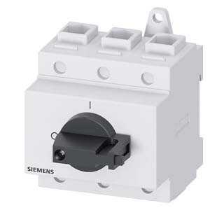 Szakaszoló főkapcsoló 100A 3P 30kW/400VAC-3 sorolható közéépíthető fix fekete SENTRON SIEMENS