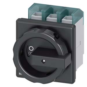 Szakaszoló főkapcsoló 100A 3P 30kW/400VAC-3 beépíthető fix fekete zárható SENTRON SIEMENS