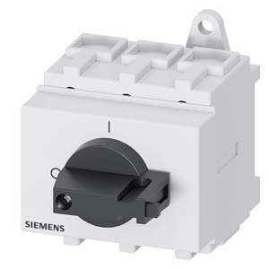Szakaszoló főkapcsoló 63A 3P 18.5kW/400VAC-3 sorolható közéépíthető fix fekete SENTRON SIEMENS