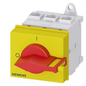 Szakaszoló fő- és vészkapcsoló 25A 3P 7.5kW/400VAC-3 sorolható közéépíthető fix SENTRON SIEMENS