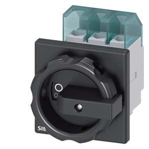 Szakaszoló főkapcsoló 25A 3P 7.5kW/400VAC-3 beépíthető fix fekete zárható SENTRON SIEMENS