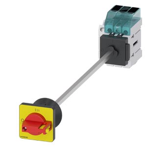 Szakaszoló főkapcsoló 25A 3P 8kW/400VAC-3 ráépíthető előlapi központos zárható SENTRON SIEMENS