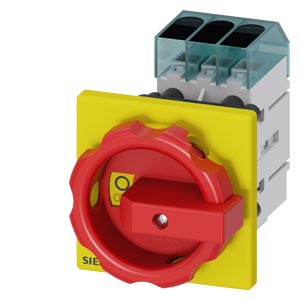 Szakaszoló főkapcsoló 40A 3P 12kW/400VAC-3 előlapi központos zárható SENTRON SIEMENS