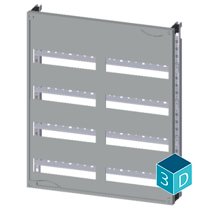 ALPHA 400 DIN quick assembly kit for modular installation devices tier spacing 125 mm with N/PE bar - Image 3