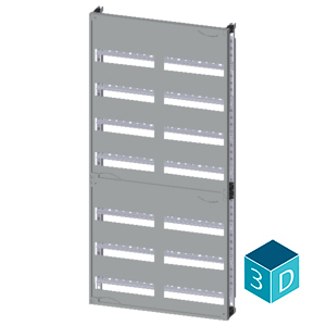 ALPHA 400 DIN quick assembly kit for modular installation devices tier spacing 125 mm with N/PE bar - Image 3