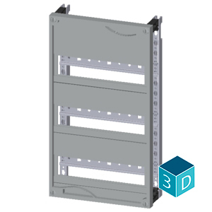 ALPHA 400 DIN quick assembly kit for modular installation devices tier spacing 125 mm with N/PE bar - Image 3