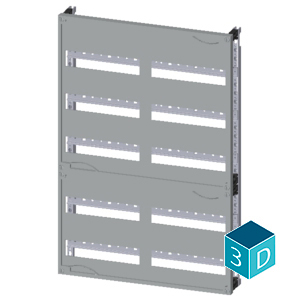 ALPHA 400 DIN quick assembly kit for modular installation devices tier spacing 125 mm with N/PE bar - Image 3