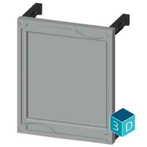 ALPHA 400/630 DIN assembly kit front cover for unequipped panel 40 mm deep-drawn H = 300 mm - Image 3