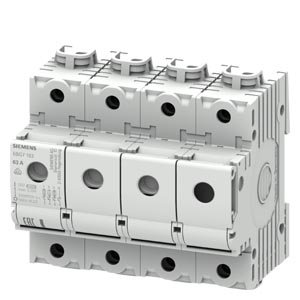 Biztosítós szakaszolókapcsoló sorolható MINIZED 4P D02 63A 400V SENTRON SIEMENS
