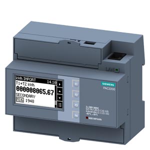 Sorolható multifukciós műszer 3F LCD MID Modbus-TCP 100A 3-276V 3-480V/ 6M SENTRON PAC SIEMENS