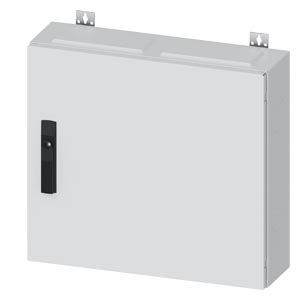 Üres elosztószekrény falonkívüli porszórt acél 1-es ajtó 160A 550mmx 500mmx ALPHA 160 SIEMENS