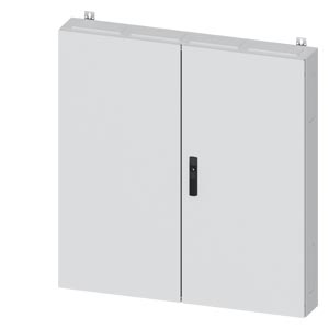 Üres elosztószekrény falonkívüli porszórt acél 2-es ajtó 160A 1050mmx 1100mmx ALPHA 160 SIEMENS