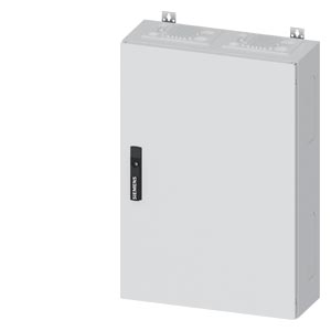 Üres elosztószekrény falonkívüli porszórt acél 1-es ajtó 400A 550mmx 800mmx ALPHA 400 SIEMENS