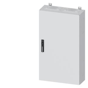 Üres elosztószekrény falonkívüli porszórt acél 1-es ajtó 400A 550mmx 950mmx ALPHA 400 SIEMENS