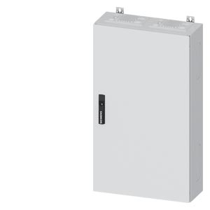 Üres elosztószekrény falonkívüli porszórt acél 1-es ajtó 400A 550mmx 950mmx ALPHA 400 SIEMENS