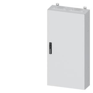 Üres elosztószekrény falonkívüli porszórt acél 1-es ajtó 400A 550mmx 1100mmx ALPHA 400 SIEMENS