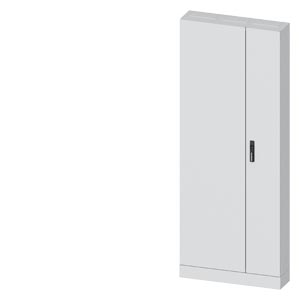 Üres elosztószekrény aljzatra porszórt acél 2-es ajtó 630A 800mmx 1950mmx 210mm ALPHA 630 SIEMENS