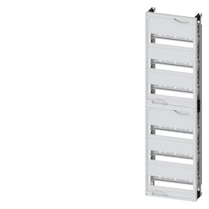 Beépítőkészlet 900mmx 250mmx 210mm 6-kalapsín 12-modul/sín N-PE kapcsokkal ALPHA 160/400 SIEMENS