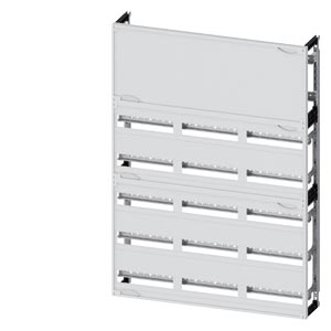 Beépítőkészlet 1050mmx 750mmx 210mm 21-kalapsín 12-modul/sín kivágottfedlél ALPHA 400 SIEMENS