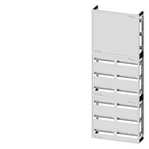 Beépítőkészlet RMK 1350mmx 500mmx 210mm 18-kalapsín 12-modul/sín kivágottfedlél ALPHA 400 SIEMENS