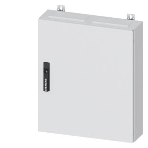 Üres elosztószekrény süllyesztett porszórt acél 1-es ajtó 160A 550mmx 650mmx ALPHA 160 SIEMENS