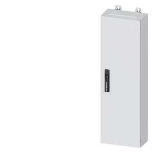 Üres elosztószekrény süllyesztett porszórt acél 1-es ajtó 160A 300mmx 950mmx ALPHA 160 SIEMENS