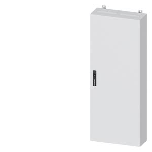 Üres elosztószekrény süllyesztett porszórt acél 1-es ajtó 400A 550mmx 1400mmx ALPHA 400 SIEMENS