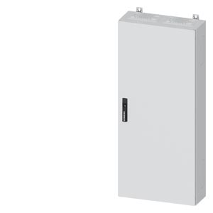 Üres elosztószekrény falonkívüli porszórt acél 1-es ajtó 400A 550mmx 1250mmx ALPHA 400 SIEMENS