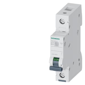 Kismegszakító 1P 25A B-jelleg 400V AC 6kA/60898 6kA/60947 SENTRON SIEMENS