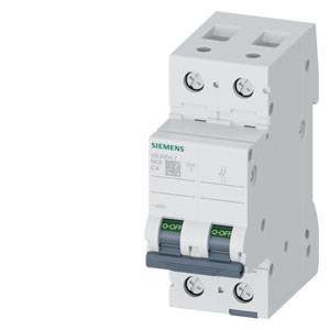 Kismegszakító 2P 4A C-jelleg 400V AC 6kA/60898 6kA/60947 SENTRON SIEMENS