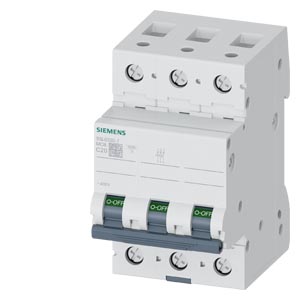 Kismegszakító 3P 20A C-jelleg 400V AC 6kA/60898 6kA/60947 SENTRON SIEMENS