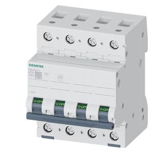 Kismegszakító 4P 63A C-jelleg 400V AC 6kA/60898 6kA/60947 SENTRON SIEMENS