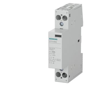 Installációs kontaktor sorolható 20A 250V AC 2-z 230V AC-műk 1mod 5TT SIEMENS