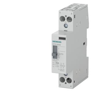 Installációs kontaktor sorolható 20A 2-z 250V AC 1mod 230V AC-műk 5TT5800-6 SIEMENS