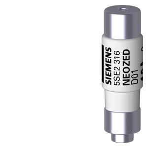 Biztosítóbetét D01 16.0A gL/gG 400V szürke-színkód 5SE SIEMENS