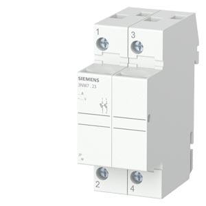 Hengeres-biztosító aljzat sorolható 2P 10x38mm-betét 690V 2M kalapsínre SENTRON SIEMENS