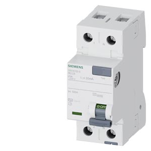 Áram-védőkapcsoló (Fi-relé) analóg 1P+N 25A 30mA AC-típus 10kA SENTRON SIEMENS