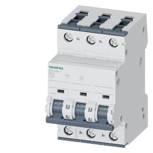 Kismegszakító 3P 25A C-jelleg 400V AC/DC 10kA/60898 20kA/60947 SENTRON SIEMENS