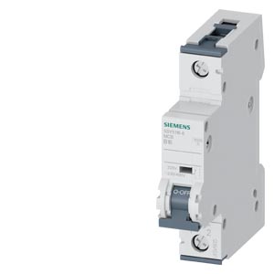 Kismegszakító 1P 16A B-jelleg 400V AC/DC 10kA/60898 SENTRON SIEMENS