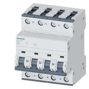 Kismegszakító 4P 16A C-jelleg 400V AC/DC 6kA/60898 15kA/60947 SENTRON SIEMENS