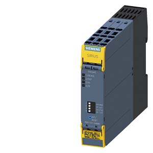Biztonsági relé 24VDC rugószorításos 0IEC 60204 szerinti Stop-kategória SIRIUS SIEMENS