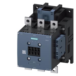 Kontaktor (mágnesk) 160kW/400VAC-3 3Z 23-26V50Hz 23-26VDC 2z 2ny 330A/AC-1/400V SIRIUS SIEMENS
